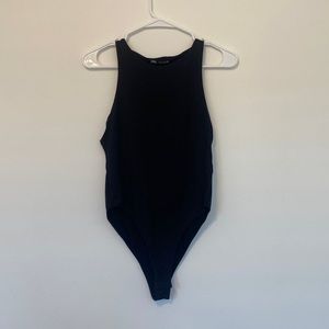 Zara Black High Neck Bodysuit
